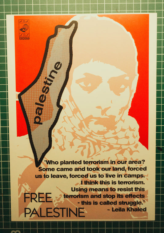 Leila Khaled Print A4