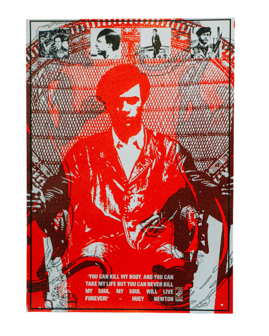 Huey P. Newton Print A4